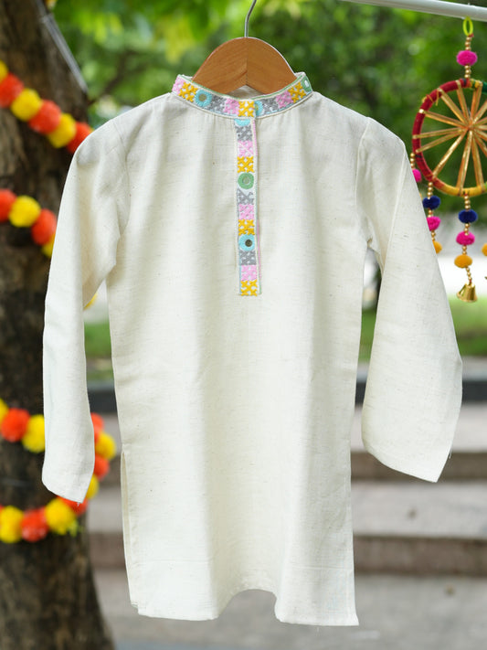 Off white navratri kurta