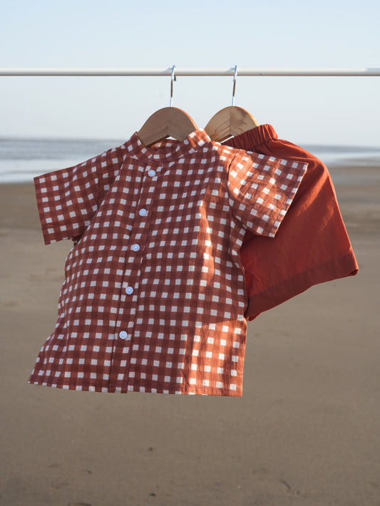Brown boy coord set