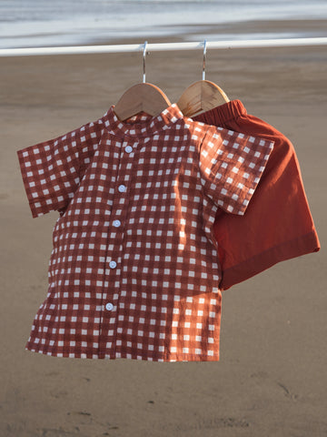 Brown boy coord set