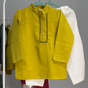 Munsell yellow kurta set