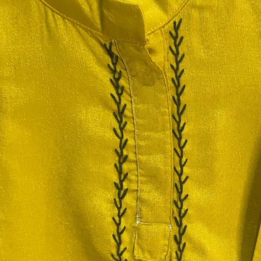 Munsell yellow kurta set
