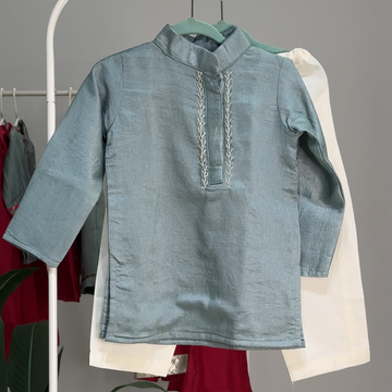Soft blue kurta set