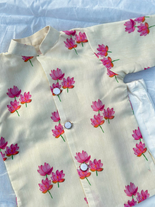 Ivory kuwar jacket set