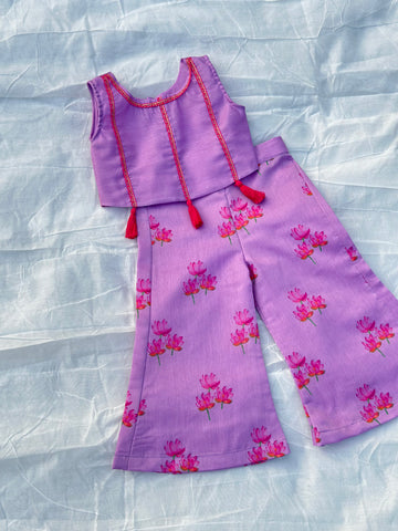 Lavi top & lotus pants set