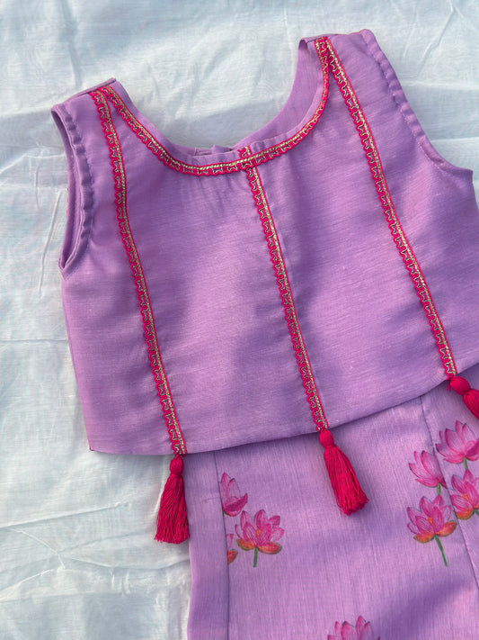 Lavi top & lotus pants set