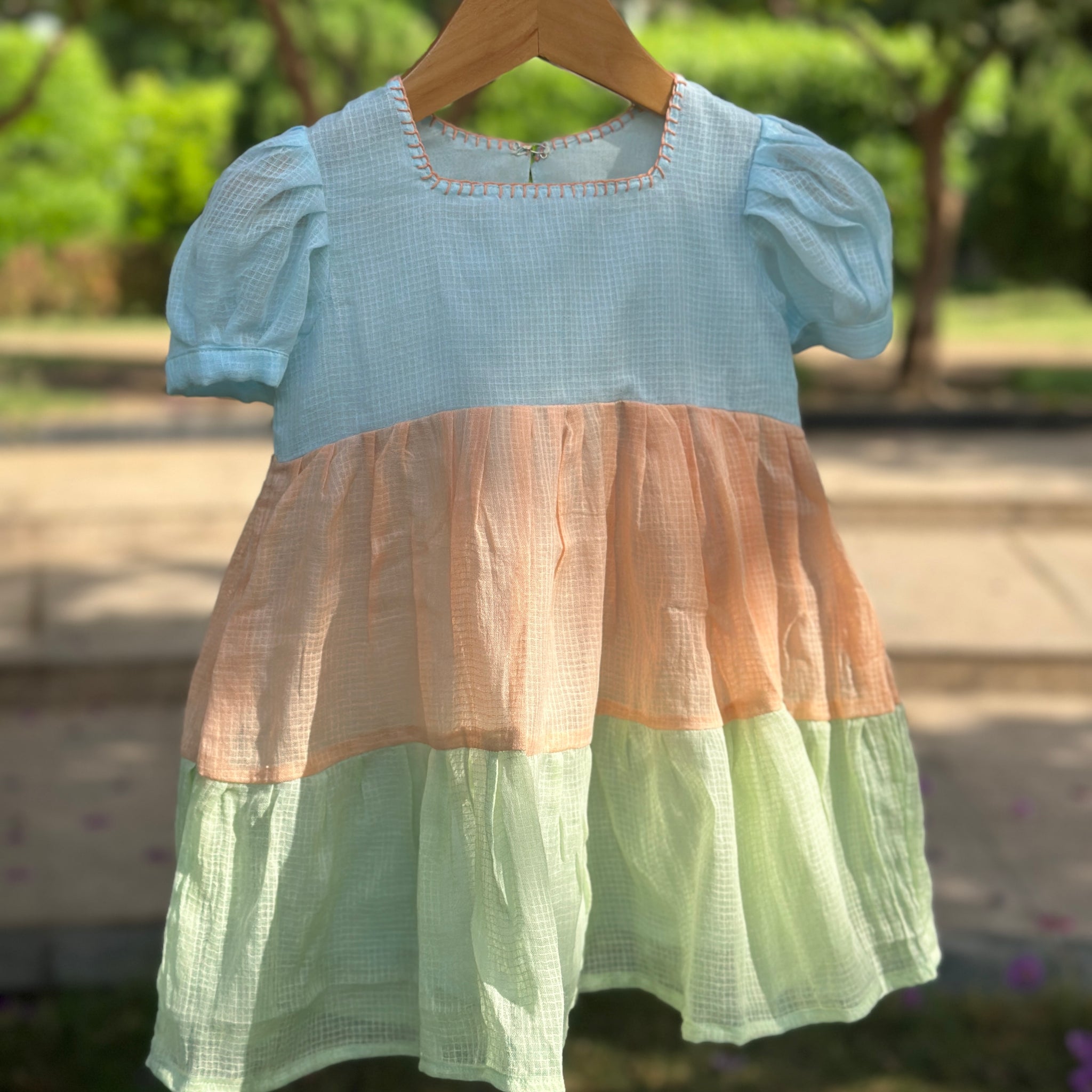 Candy cotton doriya frock
