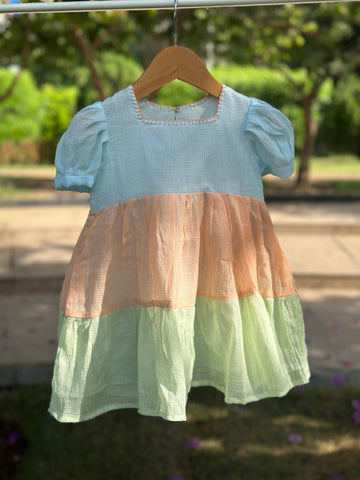 Candy cotton doriya frock